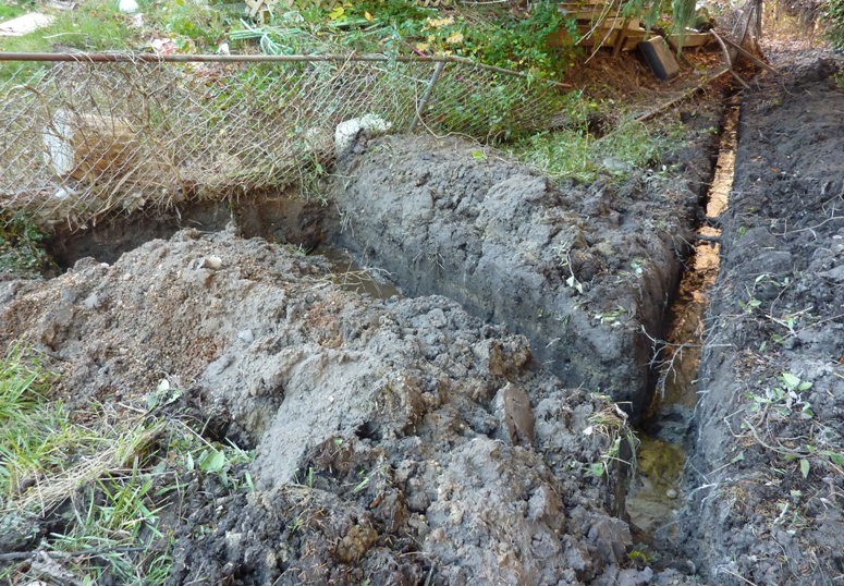 The trench I dug