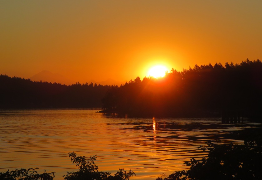 Sunrise on the water