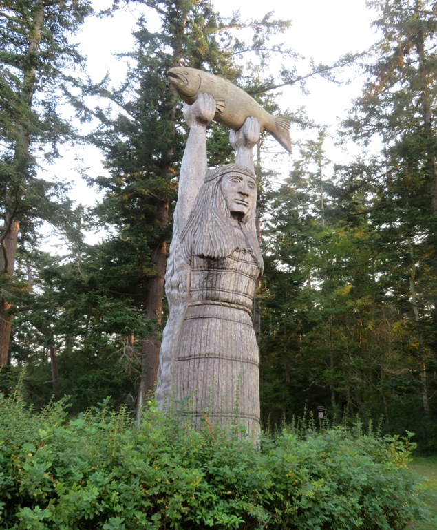 The Maiden of Deception Pass story pole