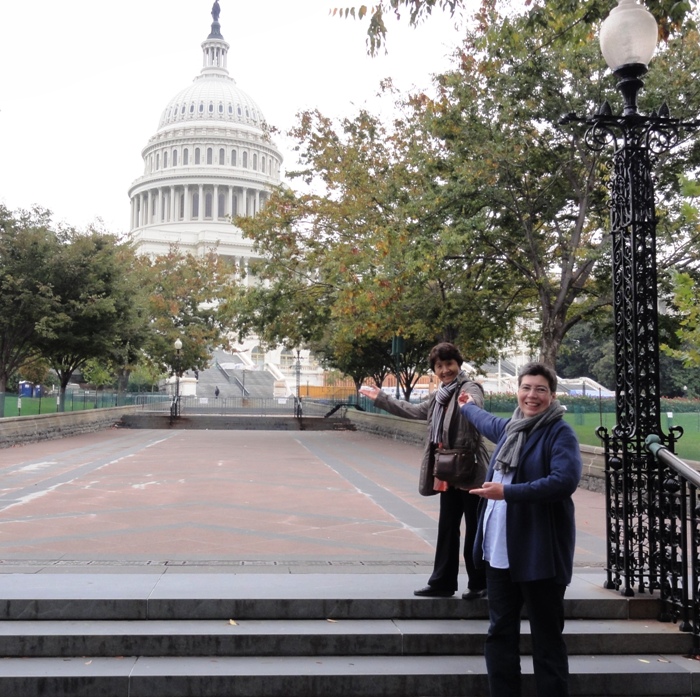 Hitomi, Angelika, and Capitol Building