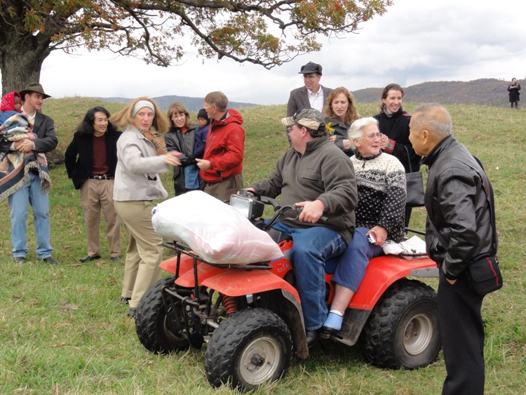 Another view of Scott and Hazel on ATV