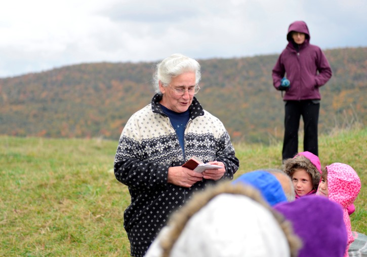 Hazel contributed by reading a relevant scripture from the Bible