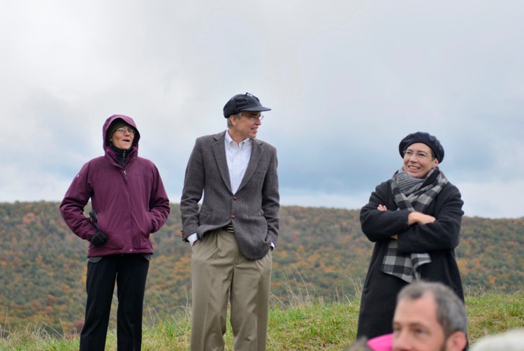 Angelika wins the award for being most prepared for the cold.  Clark wins the award for looking the most professorial.  Carmen just wants to do some more climbing