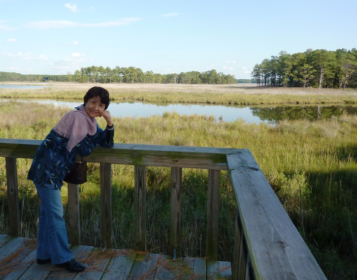 Hitomi at overlook platform