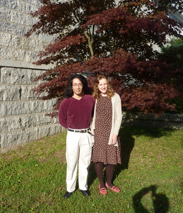 Norma and I outside the courthouse