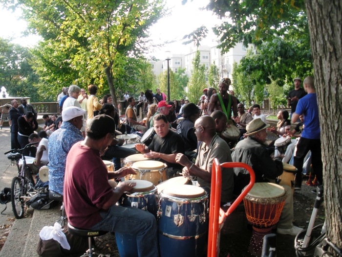 Drumming circle