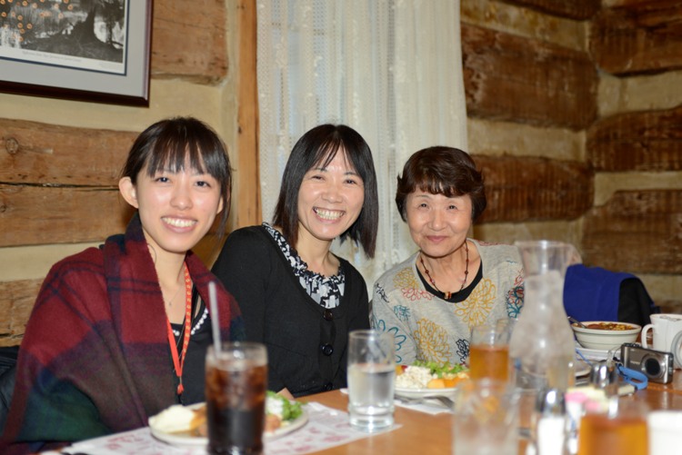 These are all friends that Norma made when she lived in Japan, teaching English