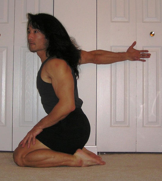 Chest and shoulder stretch