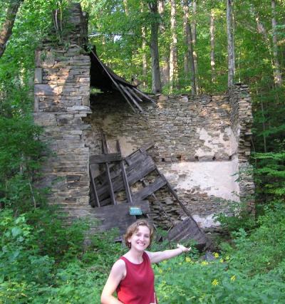 Norma at brick and stone building