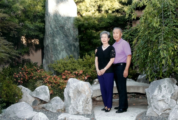 My parents at the Sacramento Buddhist Church