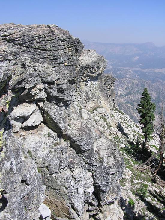 Rocky scene from the mountain