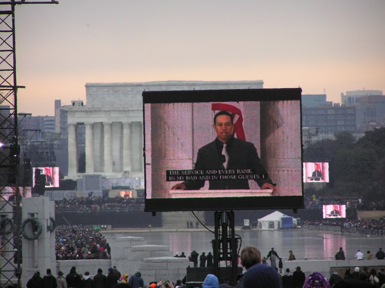 Tiger Woods on the big screen