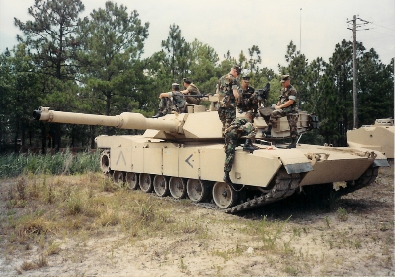 M1 Abrams tank in the field