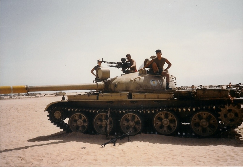 Me atop an Iraqi tank