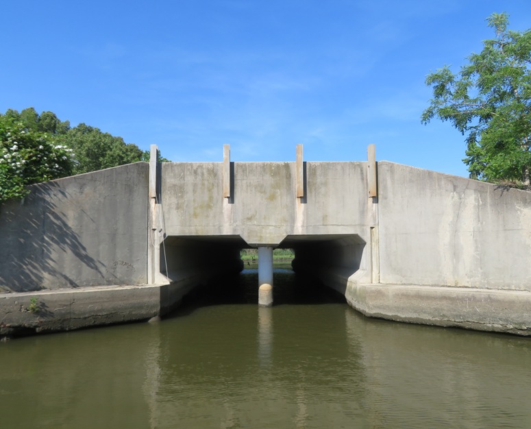 Waterway under the Easton Parkway (route 322)