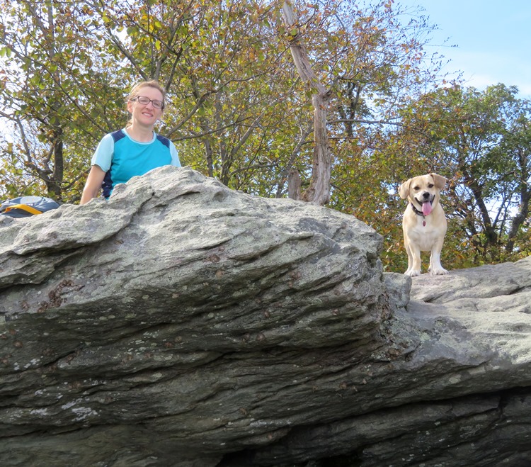 Norma and Daphne at the overlook