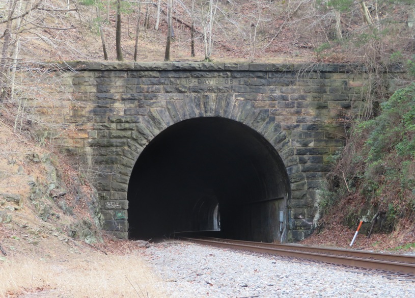 West side of Davis Tunnel