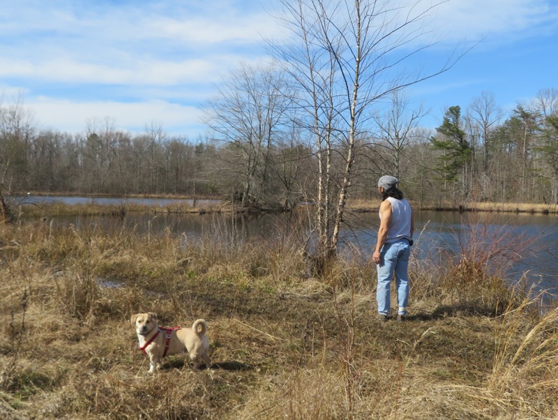 Daphne and I at New Marsh