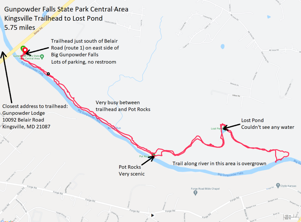 Map of our route