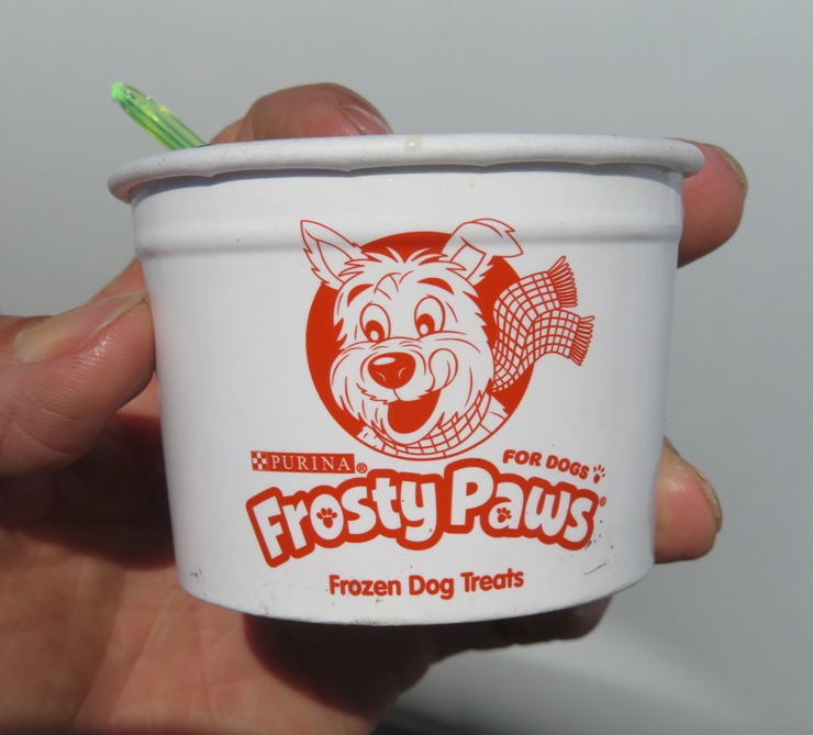 Purina Frosty Paws for Dogs, frozen dog treat