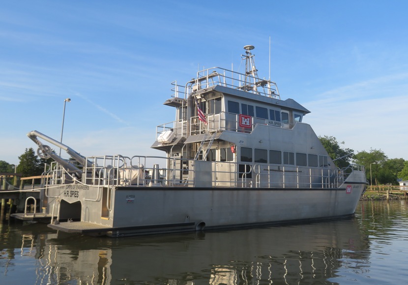 Starboard aft view of the H.R. SPIES