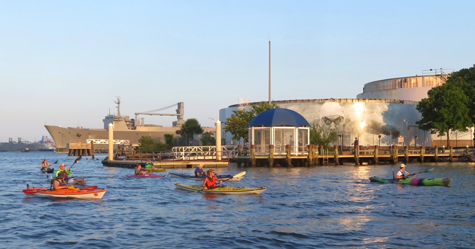 Kayakers at Locust Point