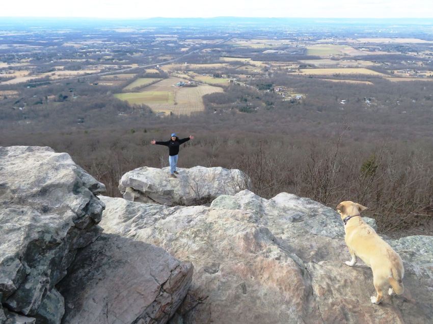 Daphne and I at Black Rocks overlook