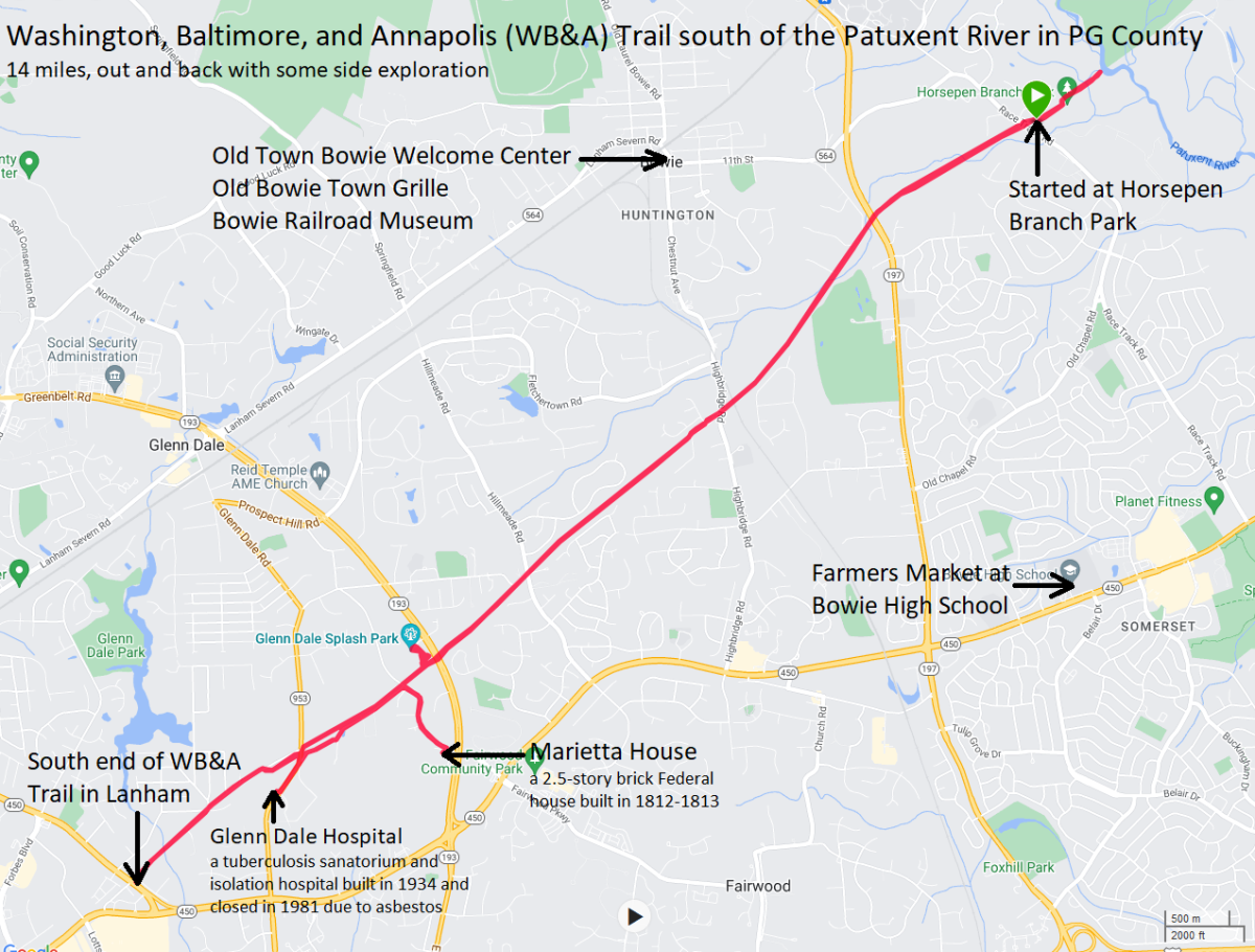 Map of our route