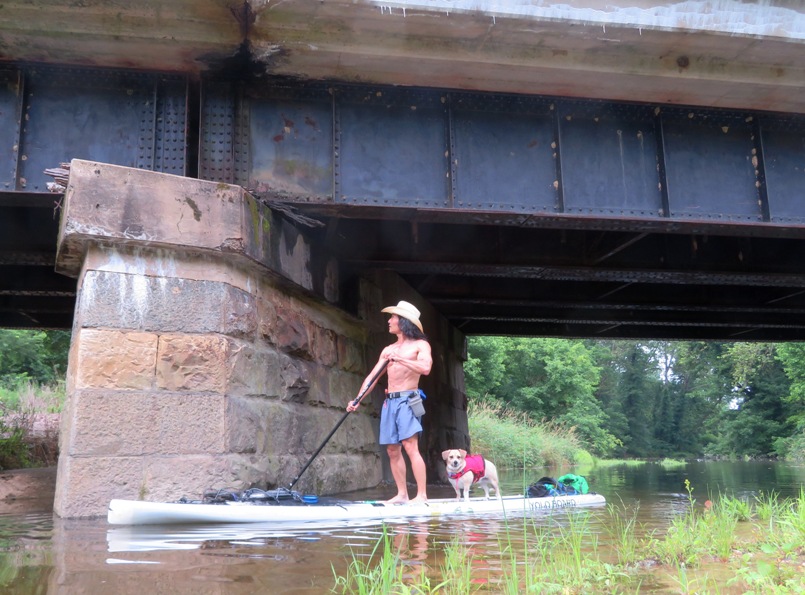 Daphne and I at train bridge