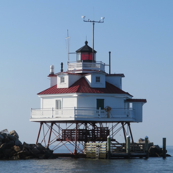 The lighthouse in the early morning