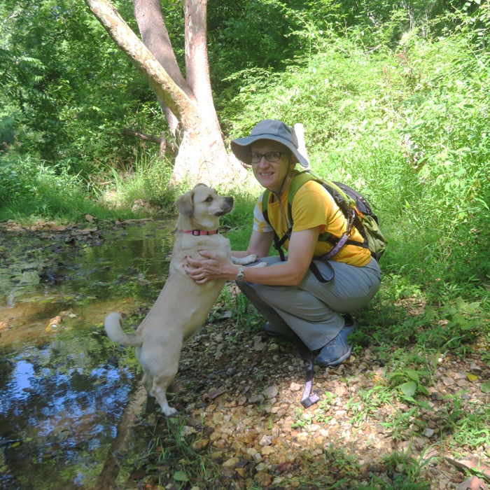 Norma and Daphne at Little Bennett Creek