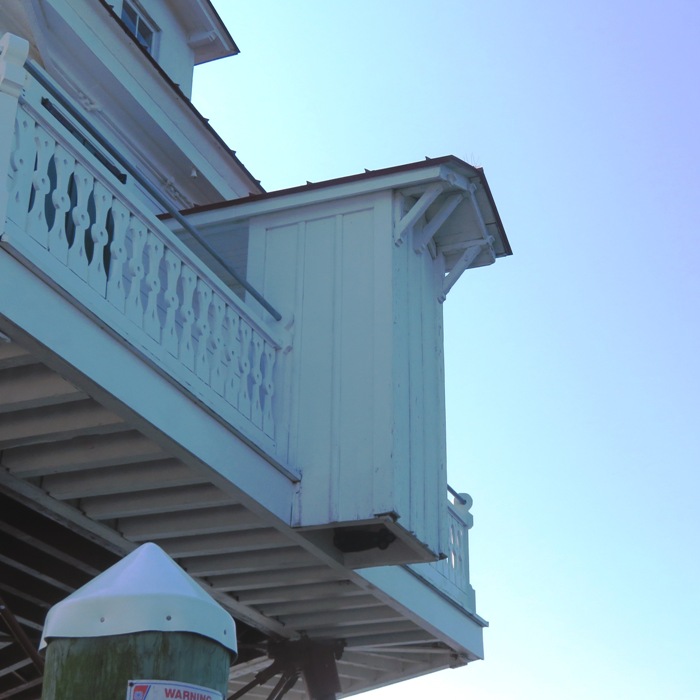 Lighthouse outhouse