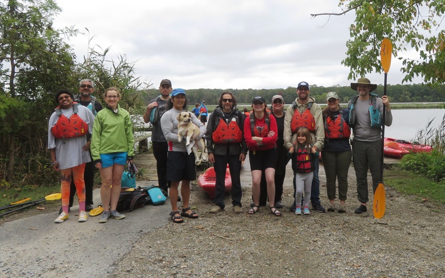 Group photo at launch site