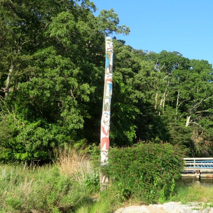 Totem pole landmark