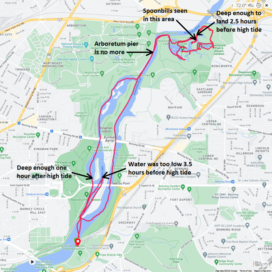 Map of our route