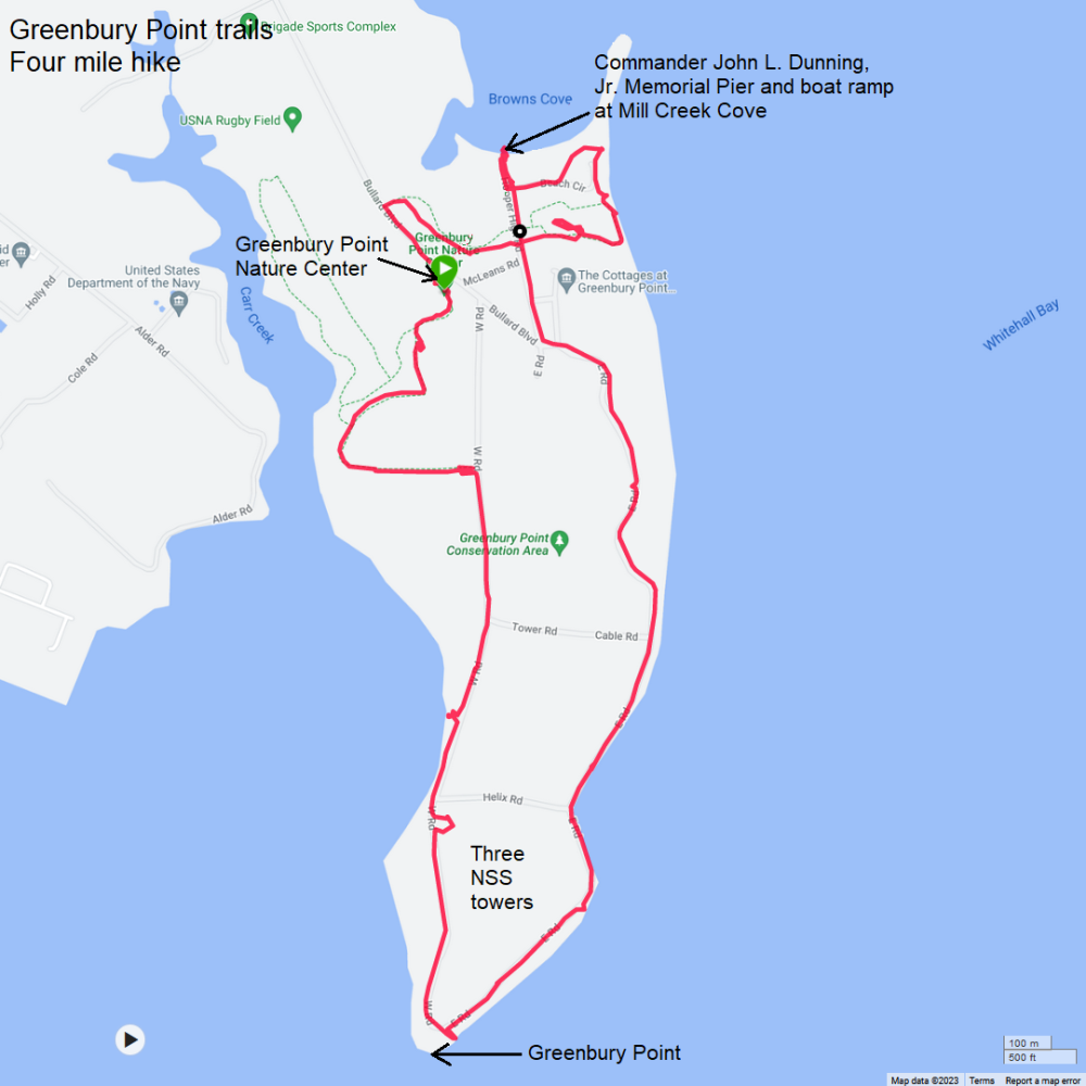 Map of our route