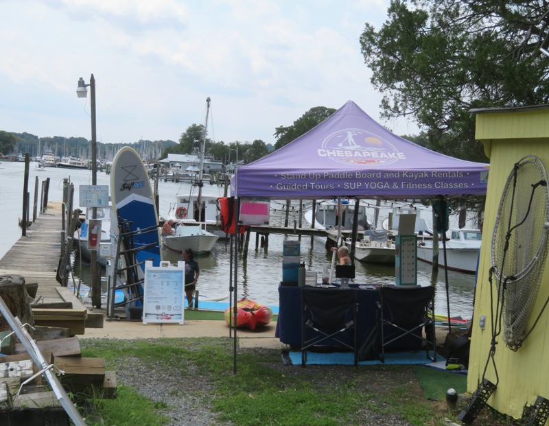 Chesapeake Paddle Sports with Rockhold Creek behind