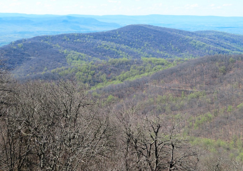 View from Compton Peak West looking northwest