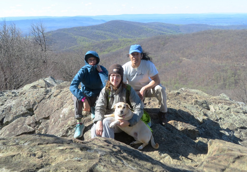 The four of us at Compton Peak West