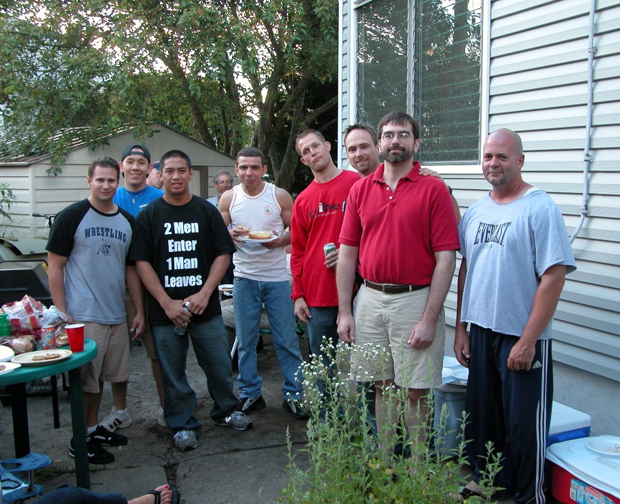 BJJ cookout attendees