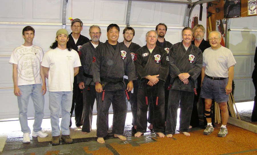 Sensei Arnie and students, May 26, 2010